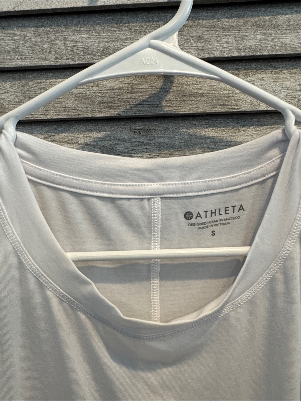 Athleta White High-Low Racerback Tank - Picture 2 of 7